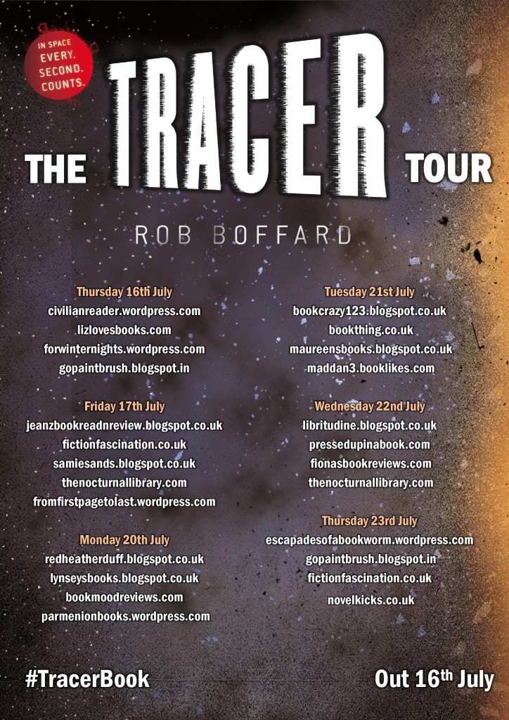 The Tracer blog tour poster